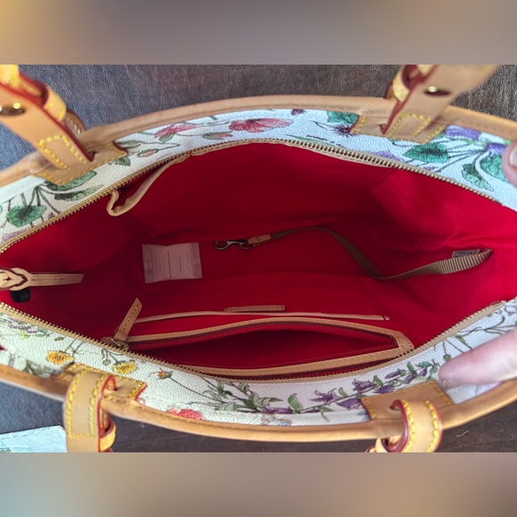 NWT Dooney & Bourke Botanical/Floral Small  Leisure Shopper - Picture 7 of 10